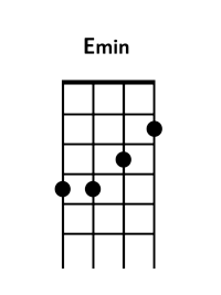 draw 5 - E minor Chord